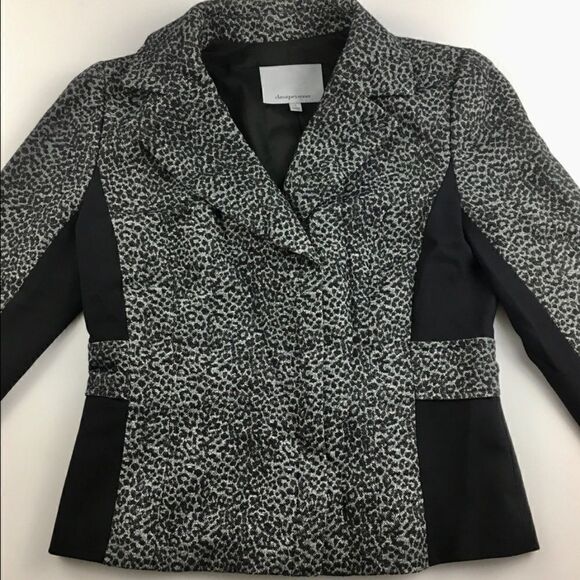 Classiques Entier Perfect Condition Chic Leopard Jacquard Jacket - Picture 4 of 6